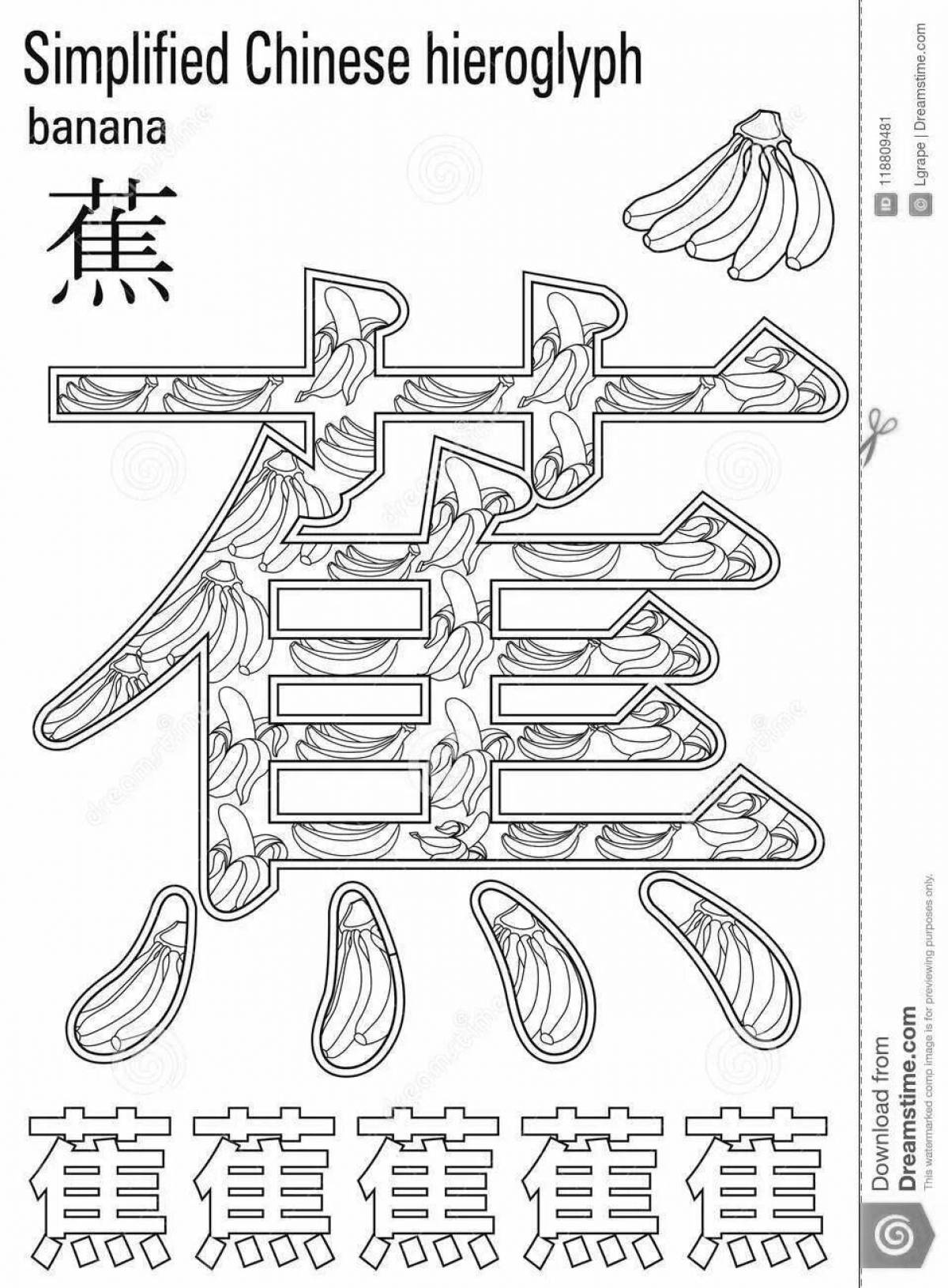 Exquisite Chinese coloring book