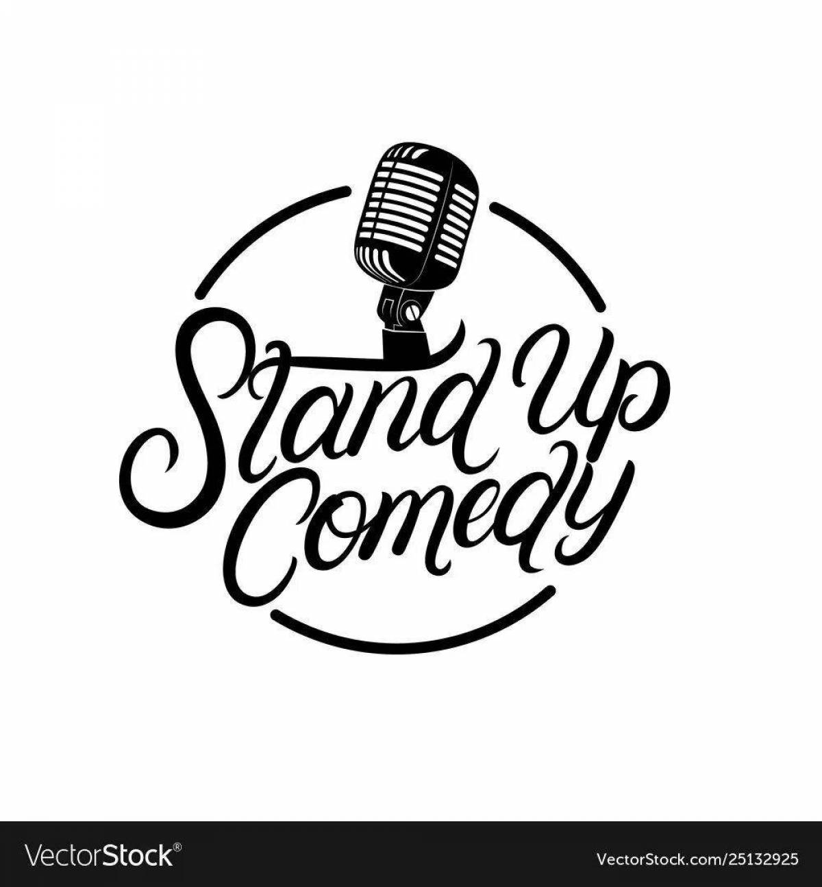 Блестящая раскраска standup 2