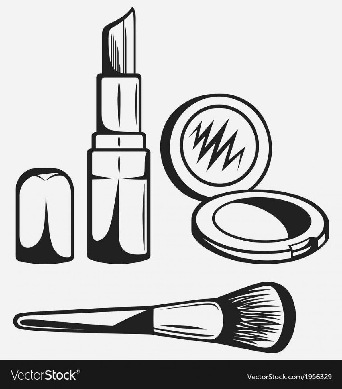 Flawless Lipstick Coloring Page