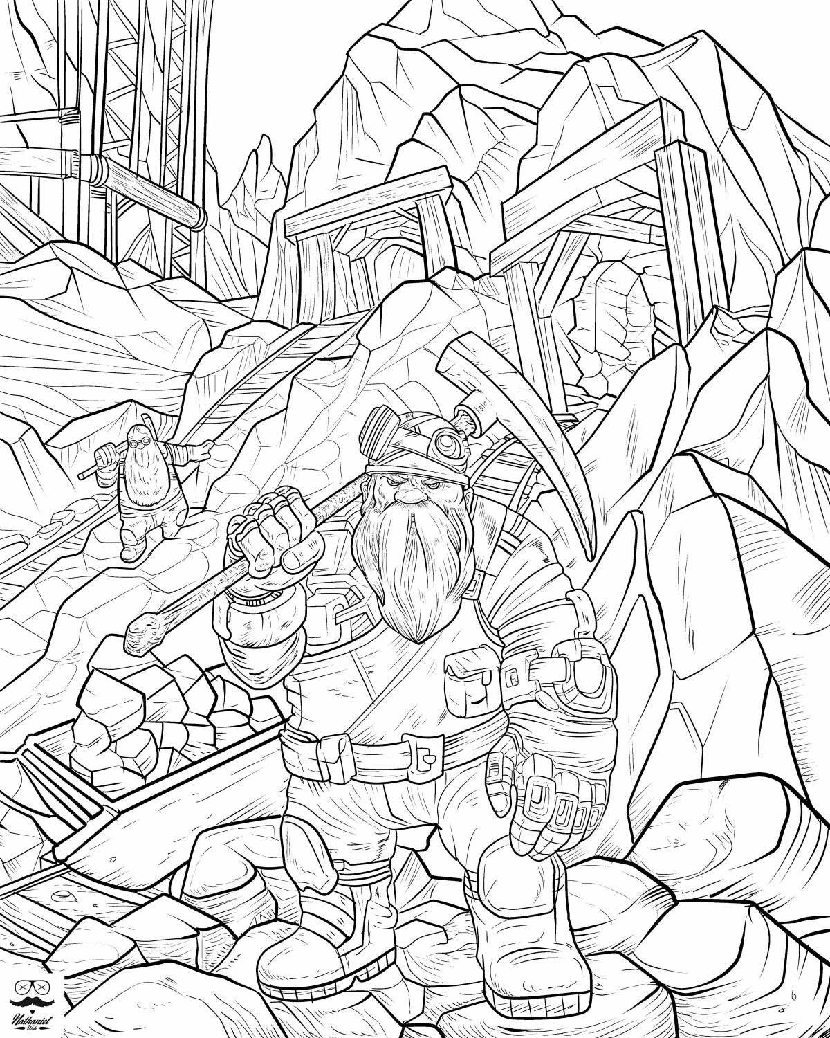 Photo Marvelous warcraft 3 coloring book