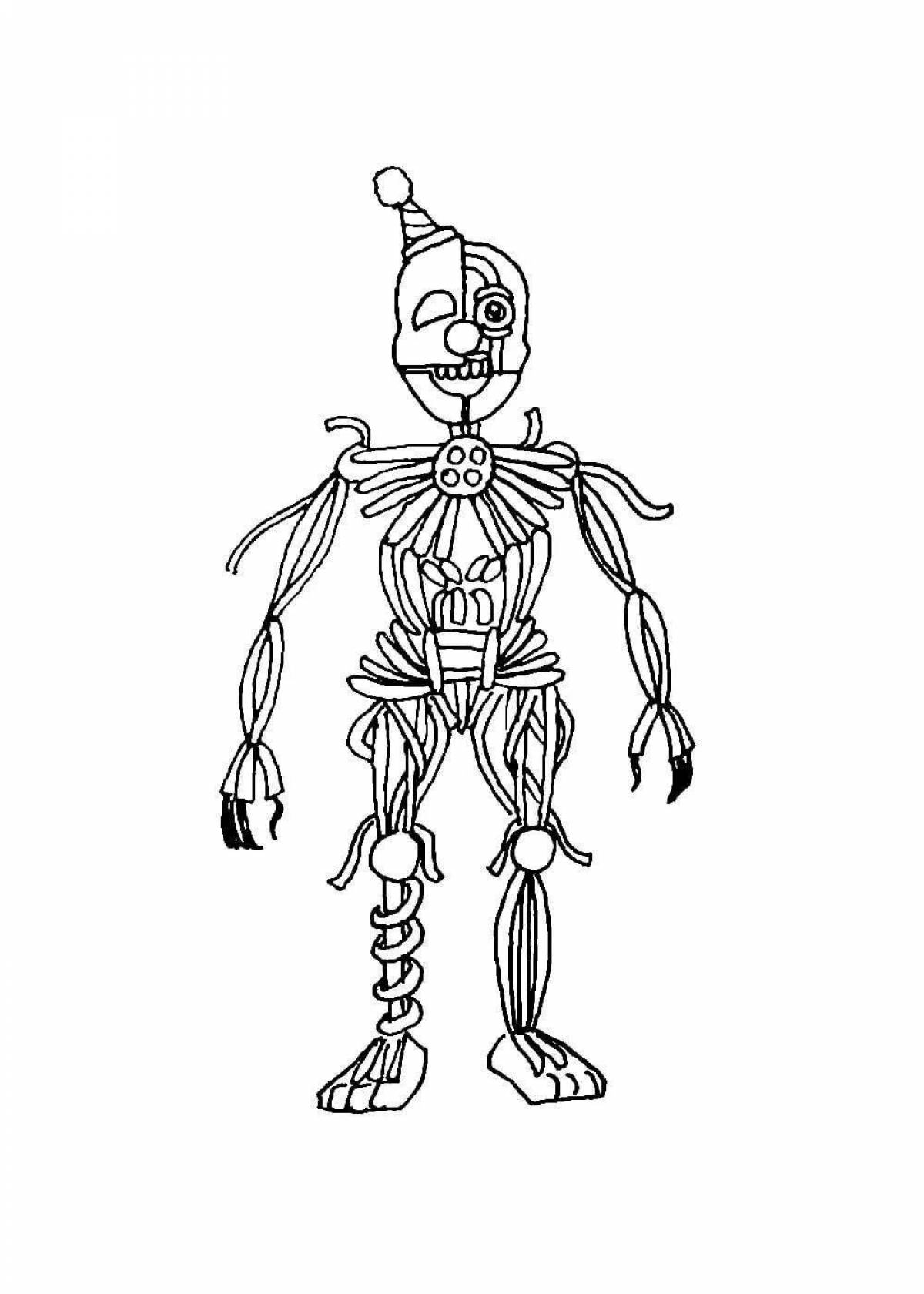 Tempting coloring fantime animatronics