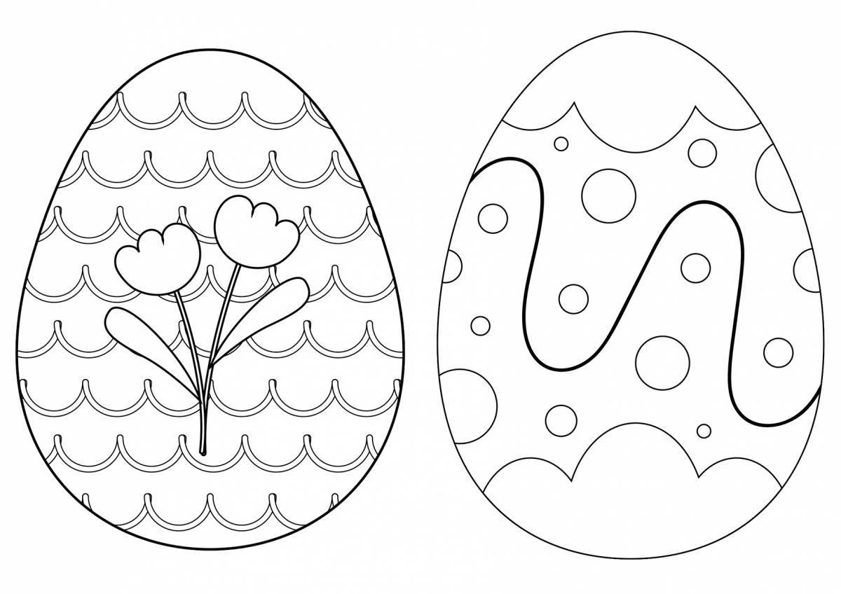 Дидактическая игра для изучения цветов «Пасхальные яйца»