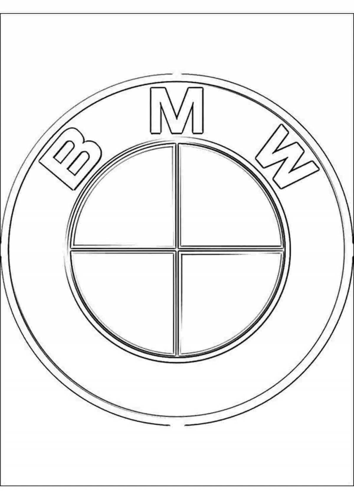 Cute car coloring page