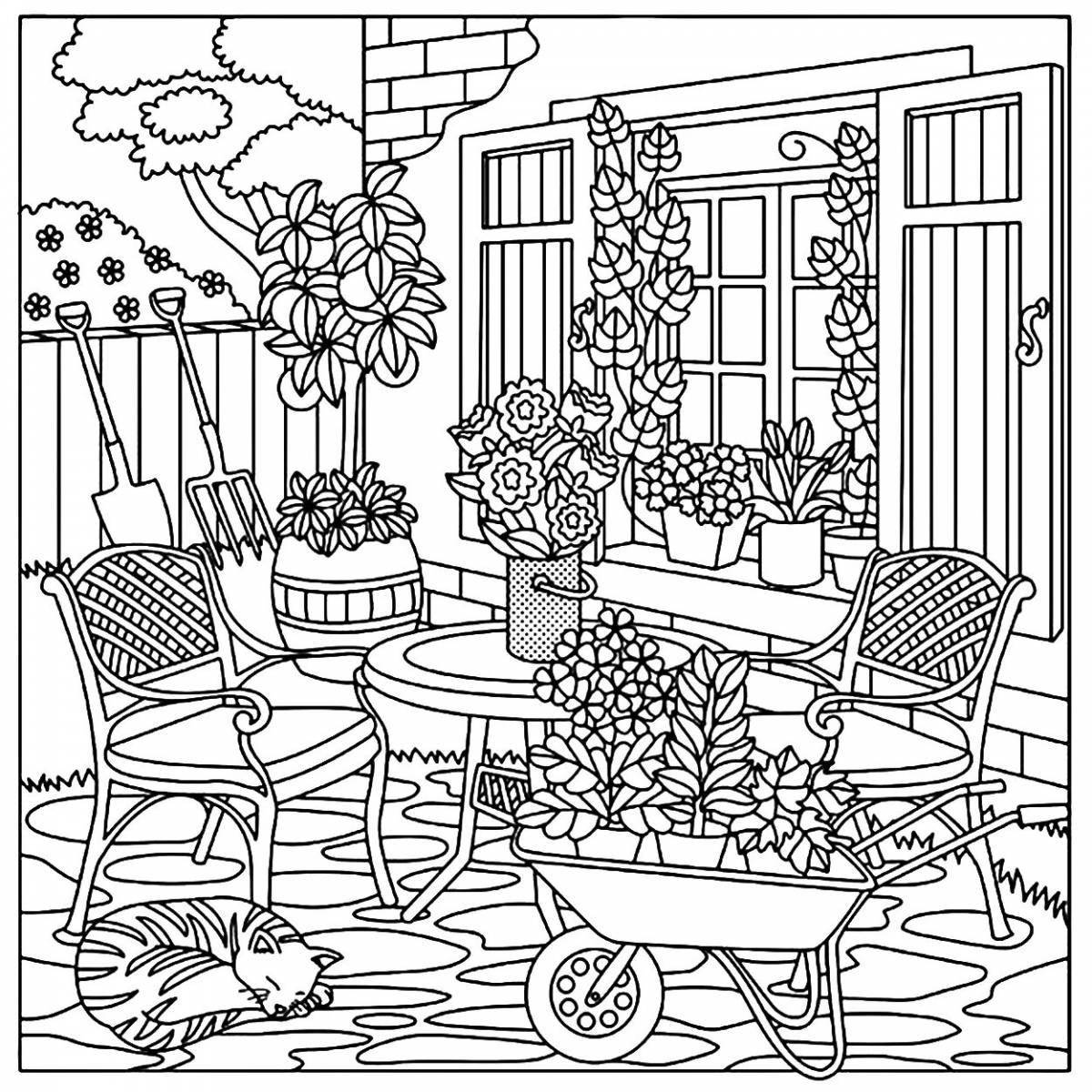 Exquisite coloring rooms