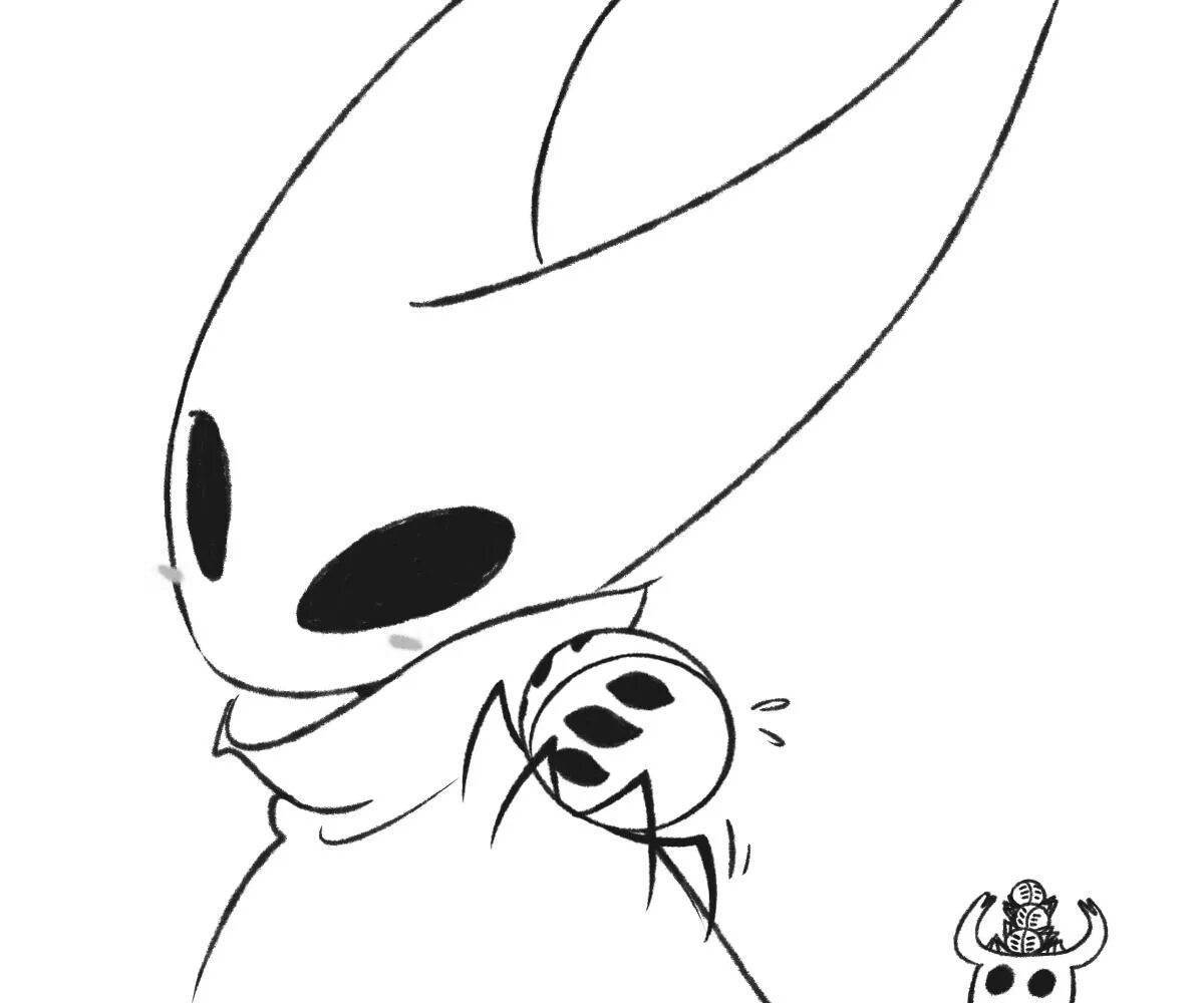 Exquisite hollow knight coloring book