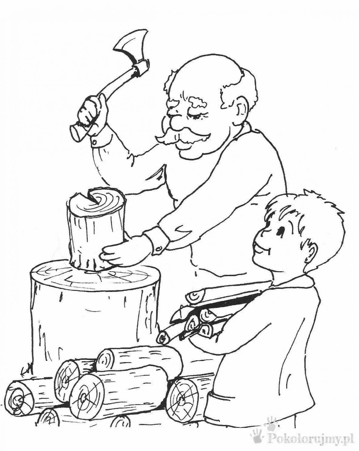 Стимулирующая раскраска помощь родителям