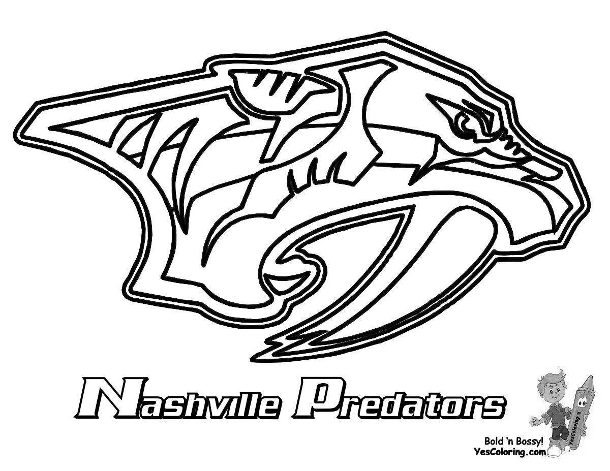 Inspirational NHL Hockey Coloring Page