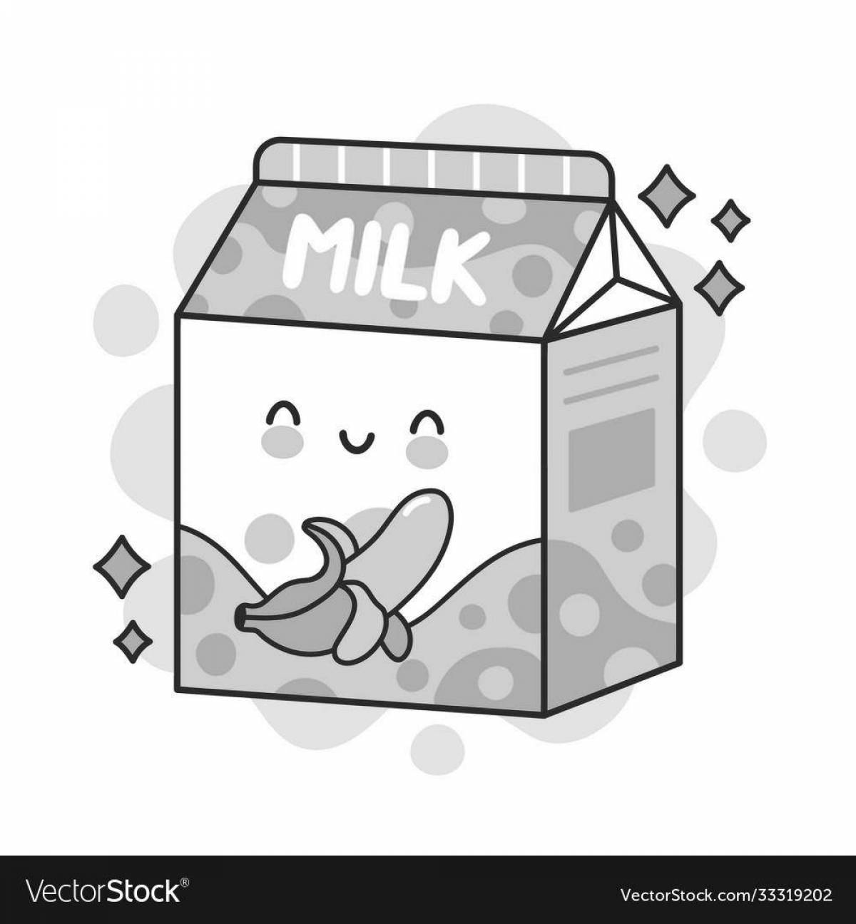 Charming milk coloring