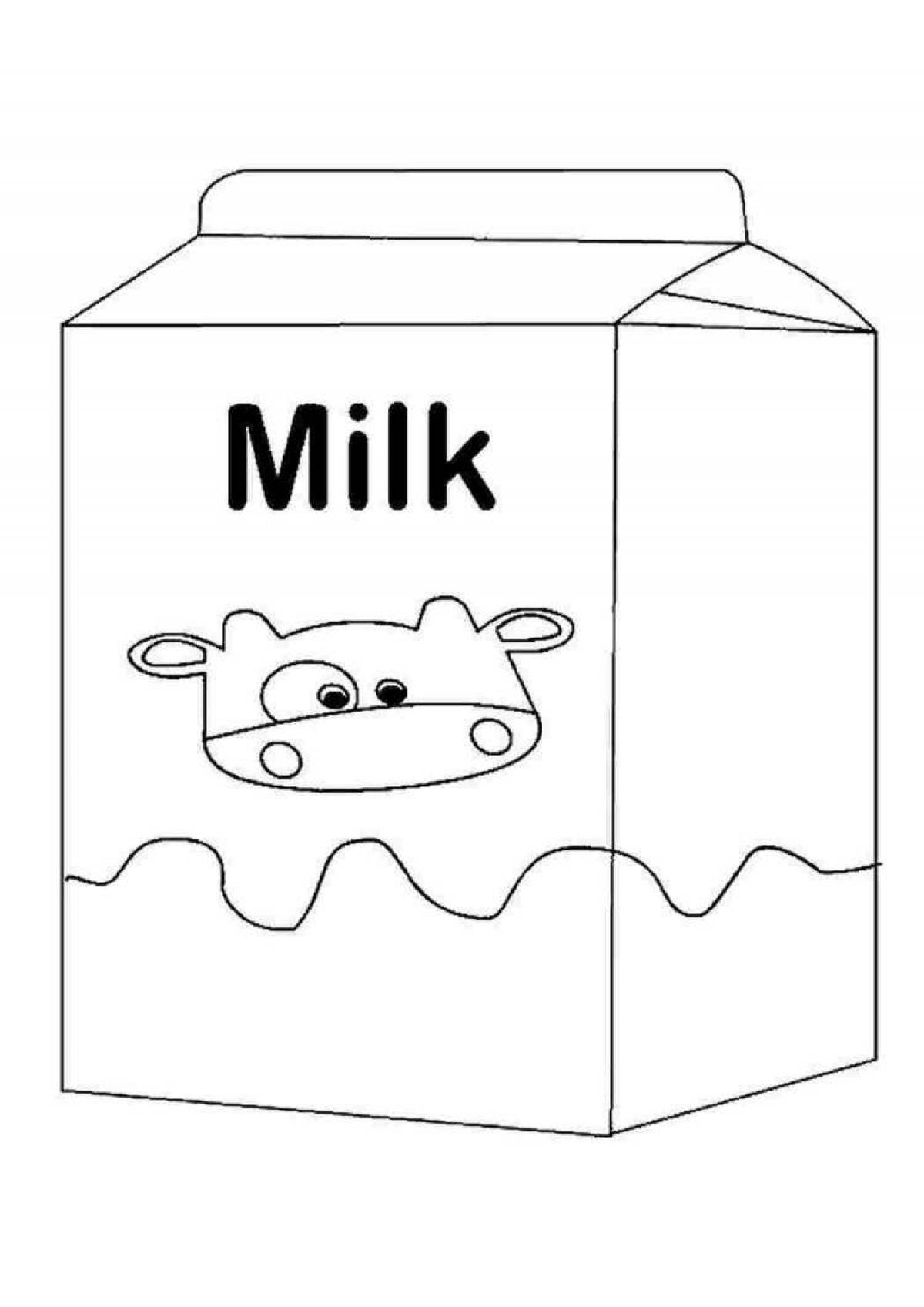 Cute milk coloring