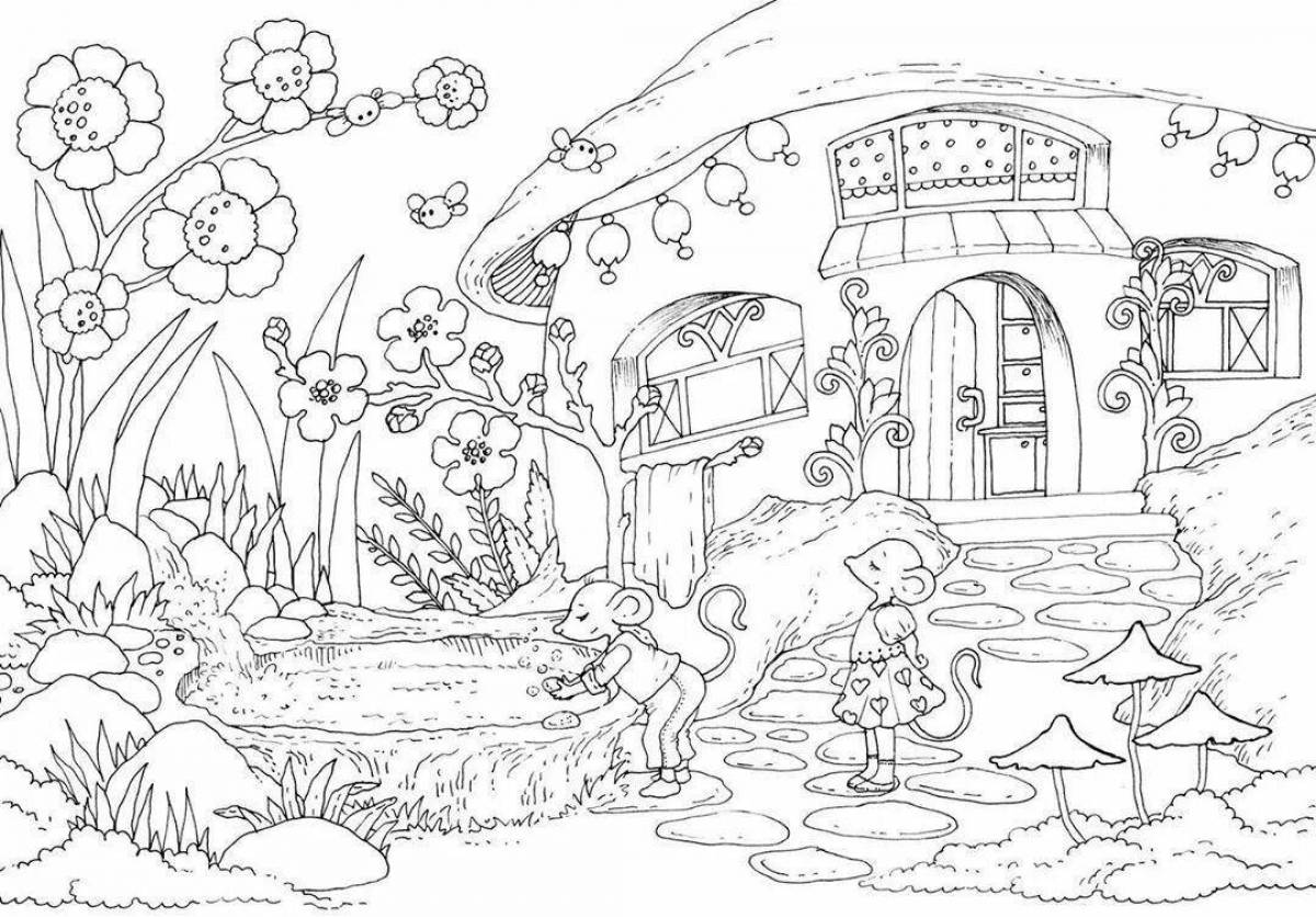 Dreamy tatyana bohemia coloring