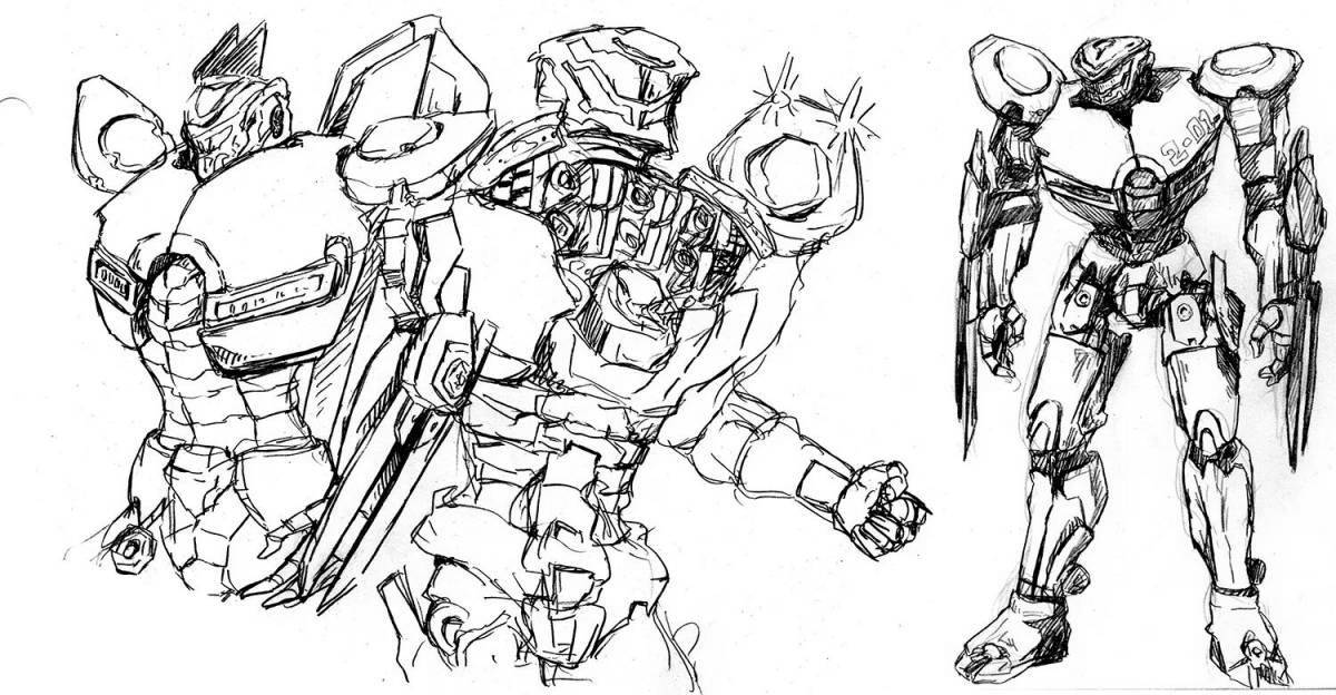 Delicate titan fury coloring