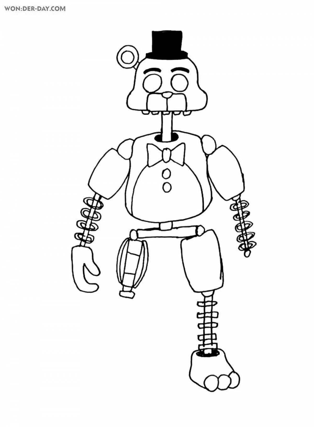 Amazing golden freddy coloring book