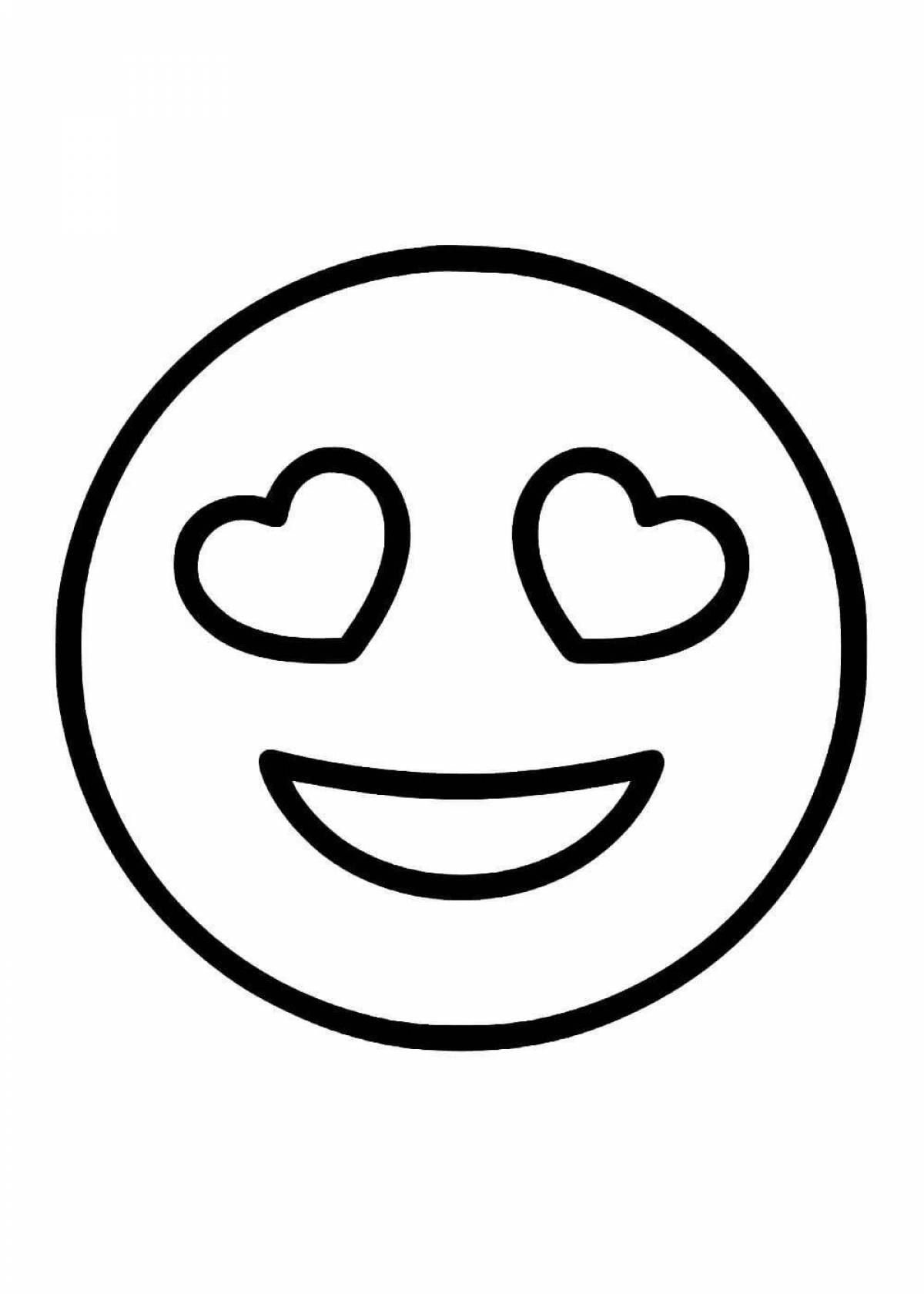 Анимированные раскраски emoji emoticons