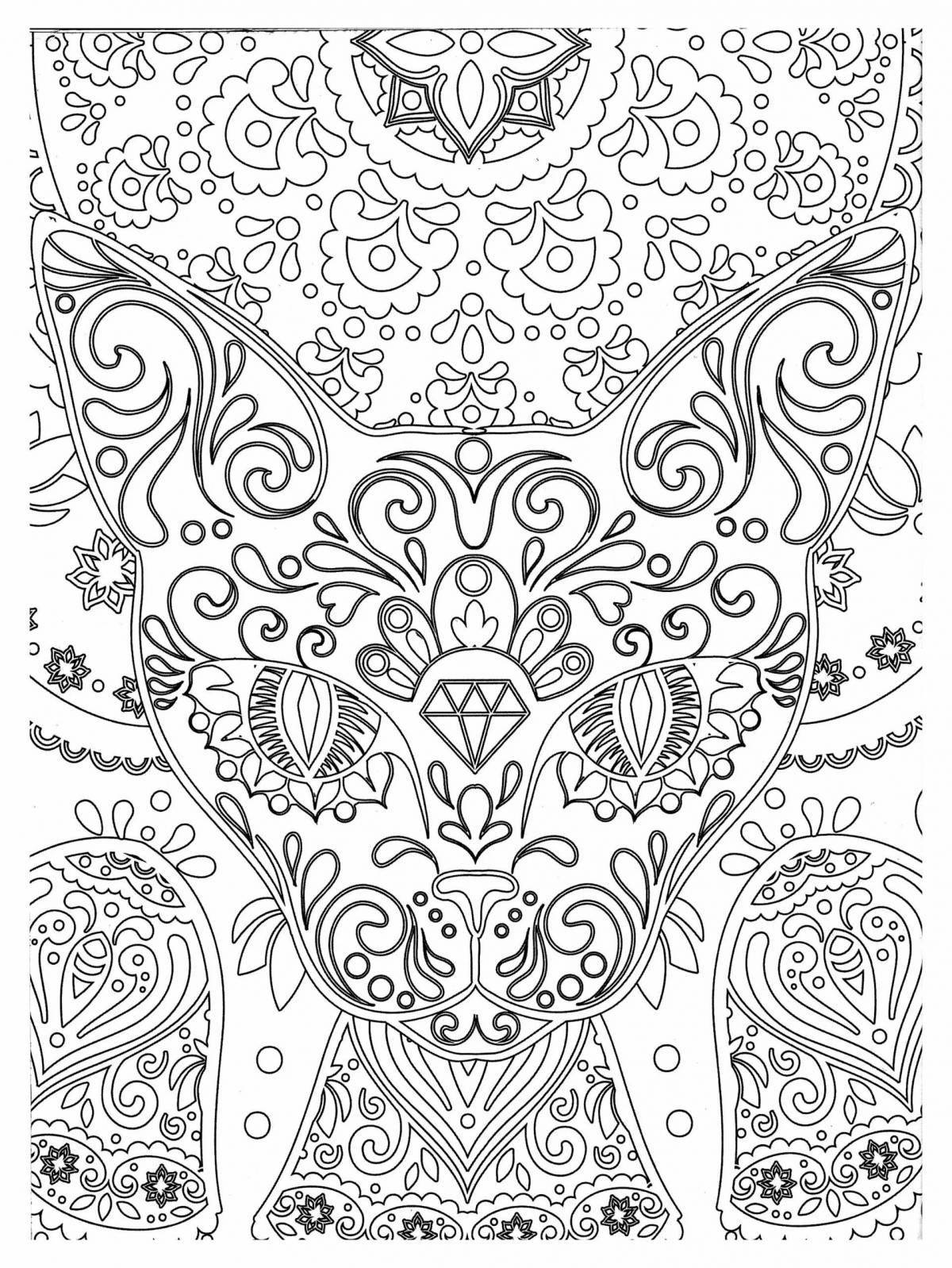 Soothing coloring pages