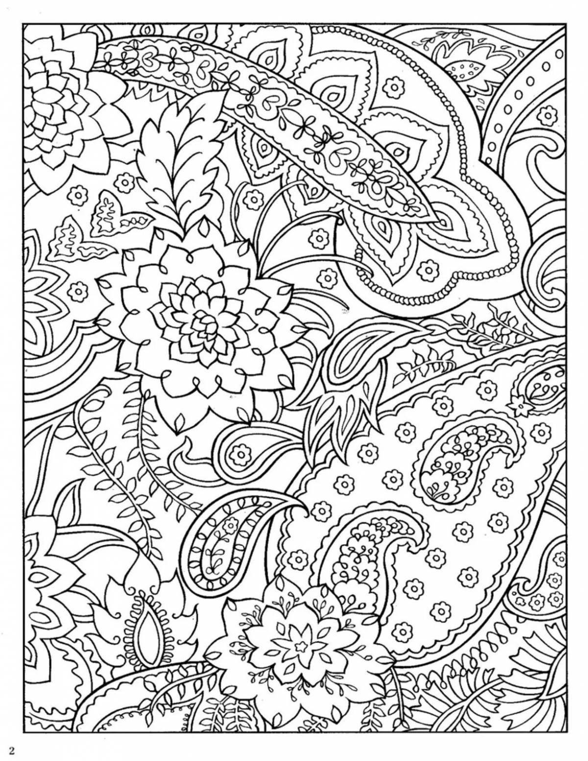 Silent coloring templates