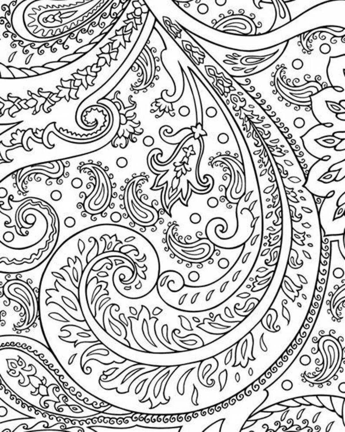 Serene coloring page templates