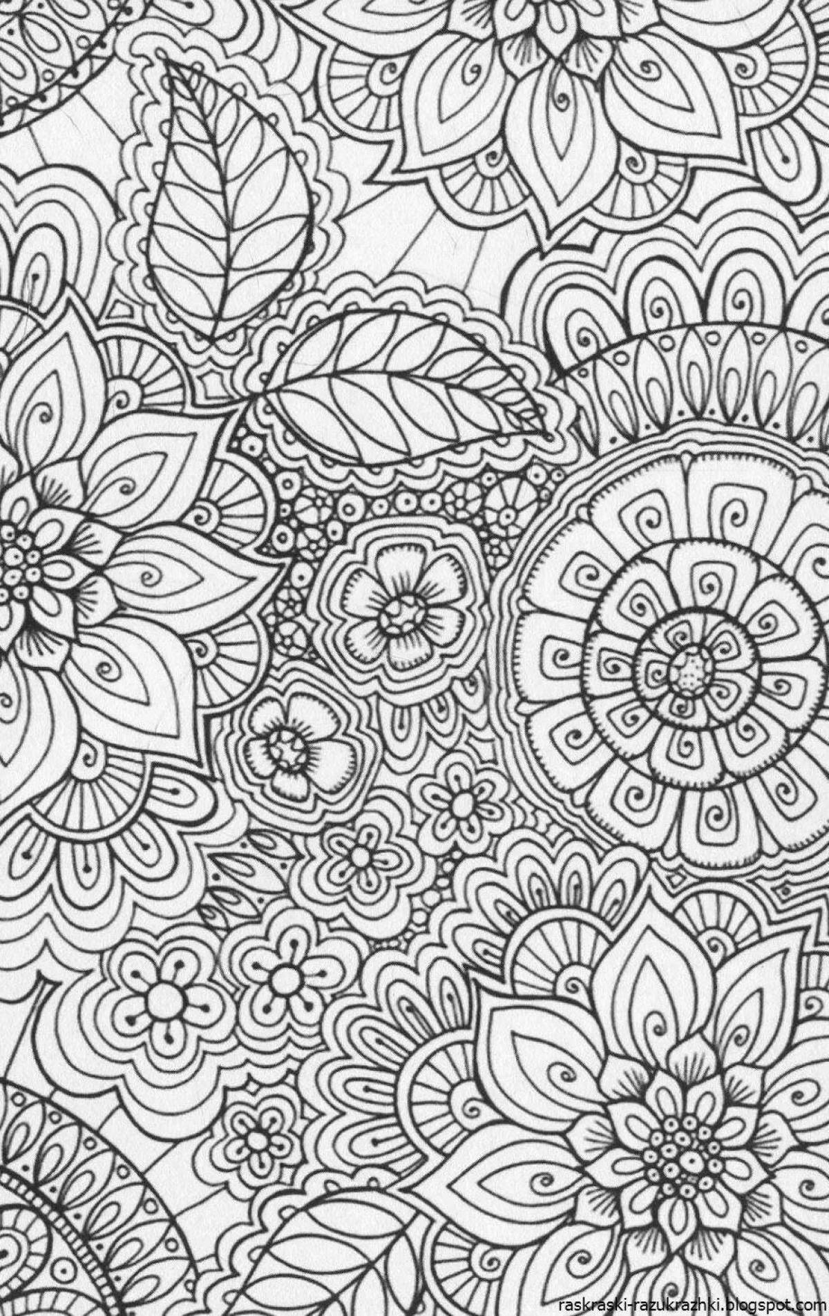 Soft coloring page templates
