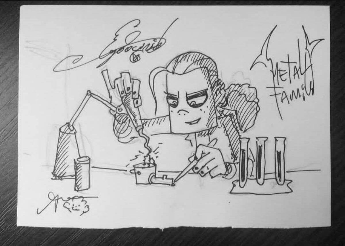 Fun coloring metal family