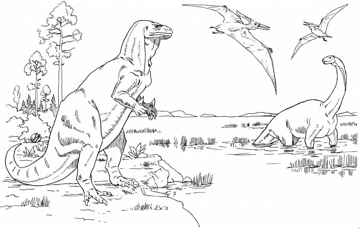 Great dinosaur battle