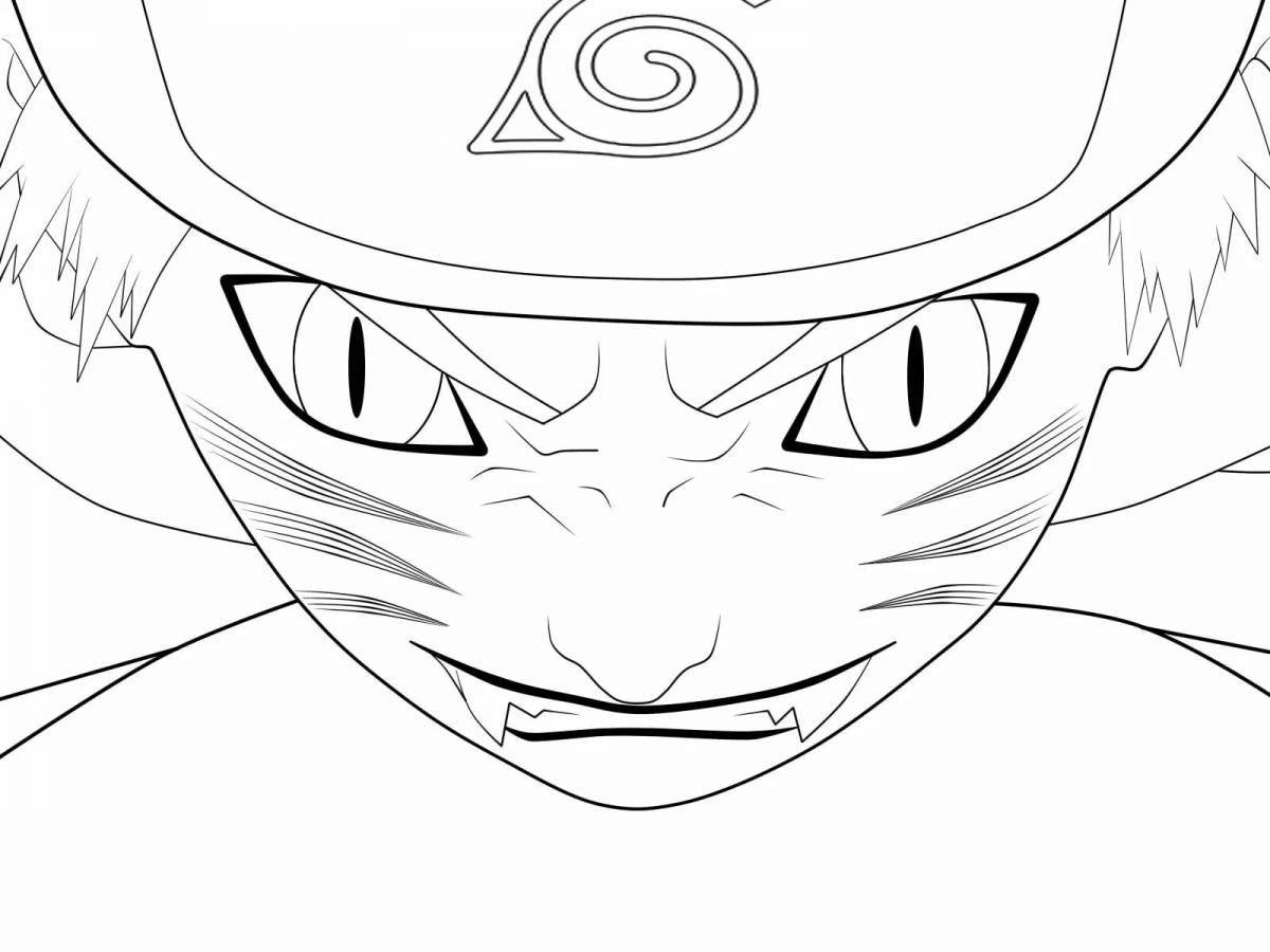 Addictive naruto coloring game