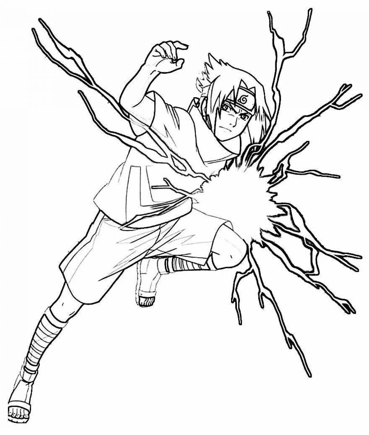 Charming naruto coloring game