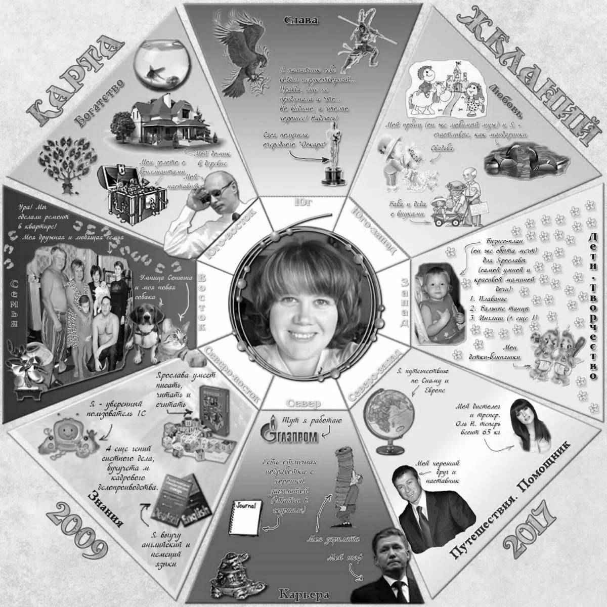 Раскраска Страница раскраски ослепительных желаний