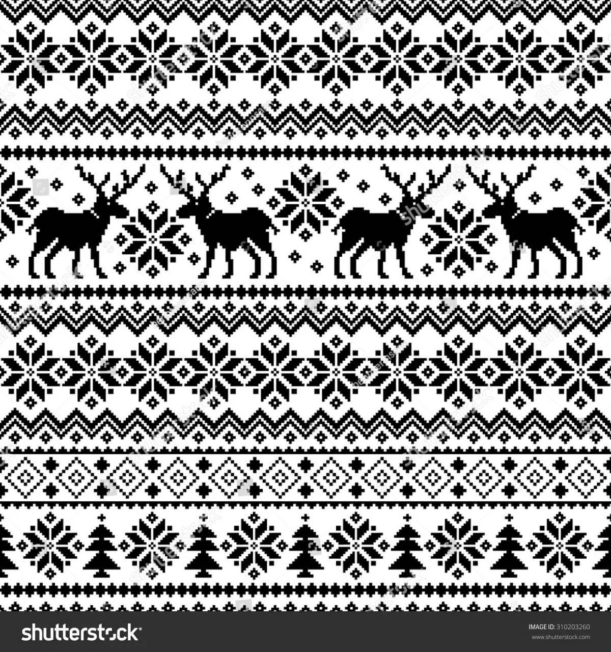 Photo Coloring bright Slutsk belt