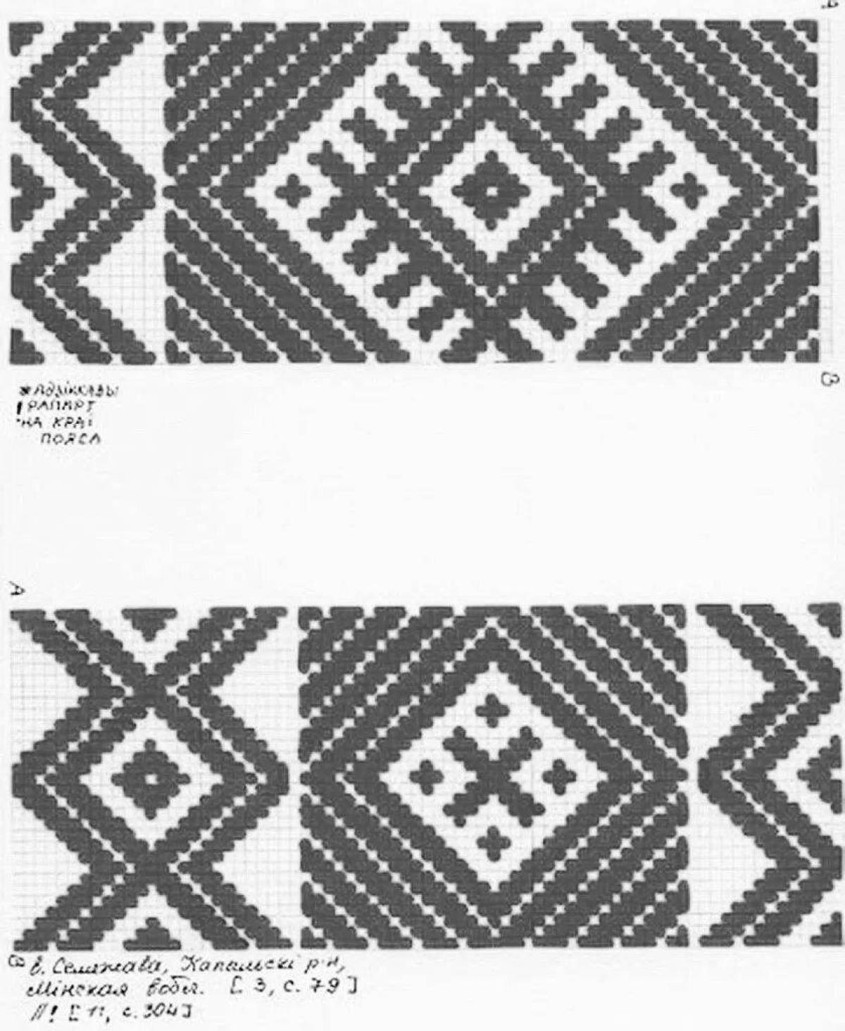 Photo Coloring page festive Slutsk belt