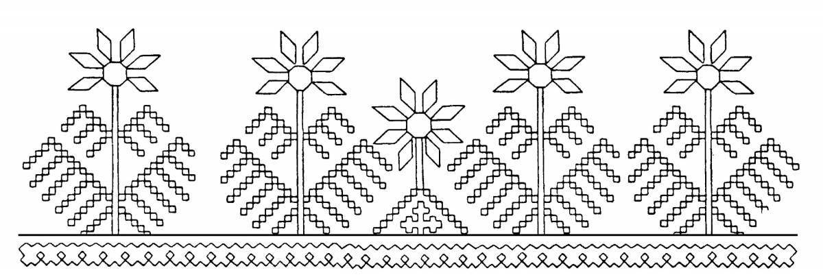 Photo Coloring page majestic Slutsk belt