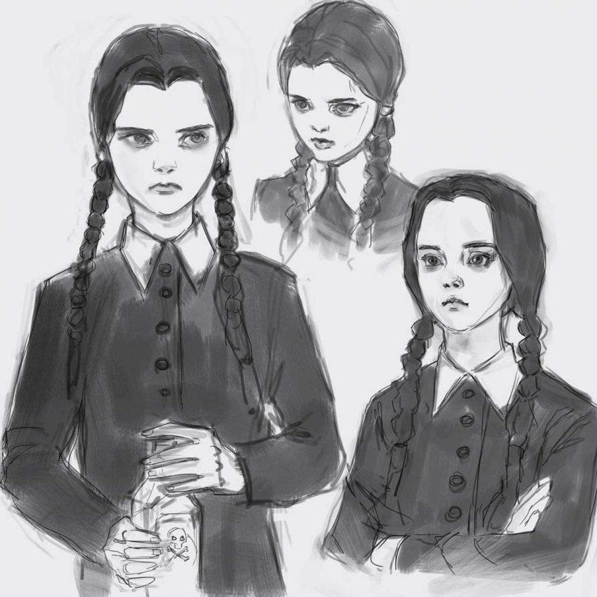 Картинки wednesday addams