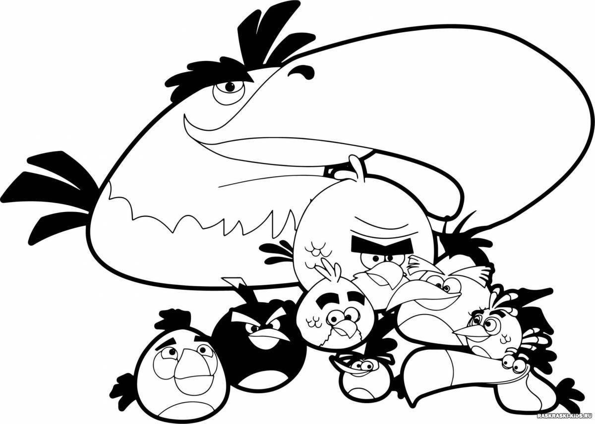 Раскраски Энгри Бердз 2 - 70 фото