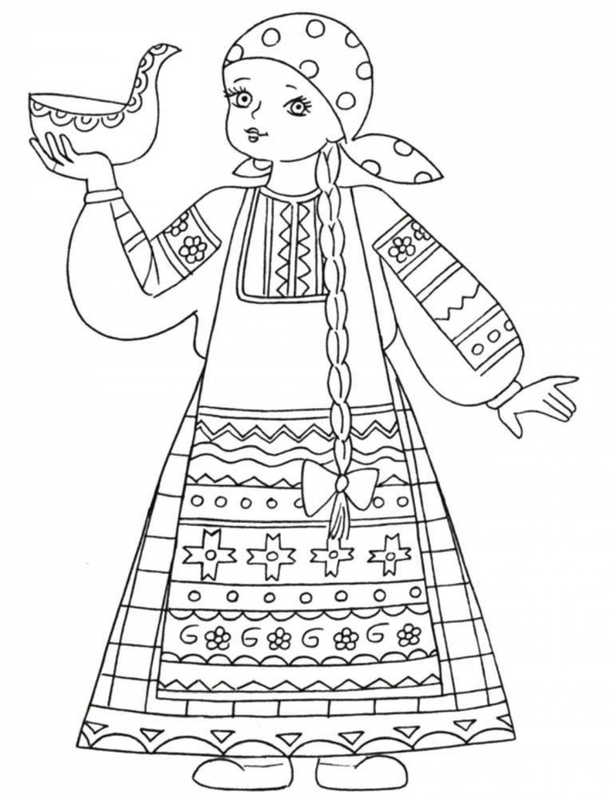 Russian folk costume #4
