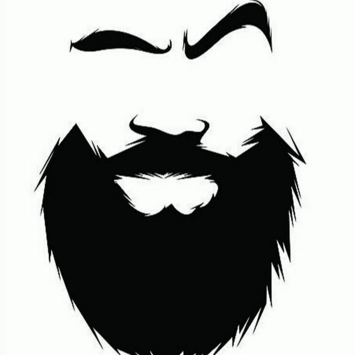Outstanding bodo beard coloring page