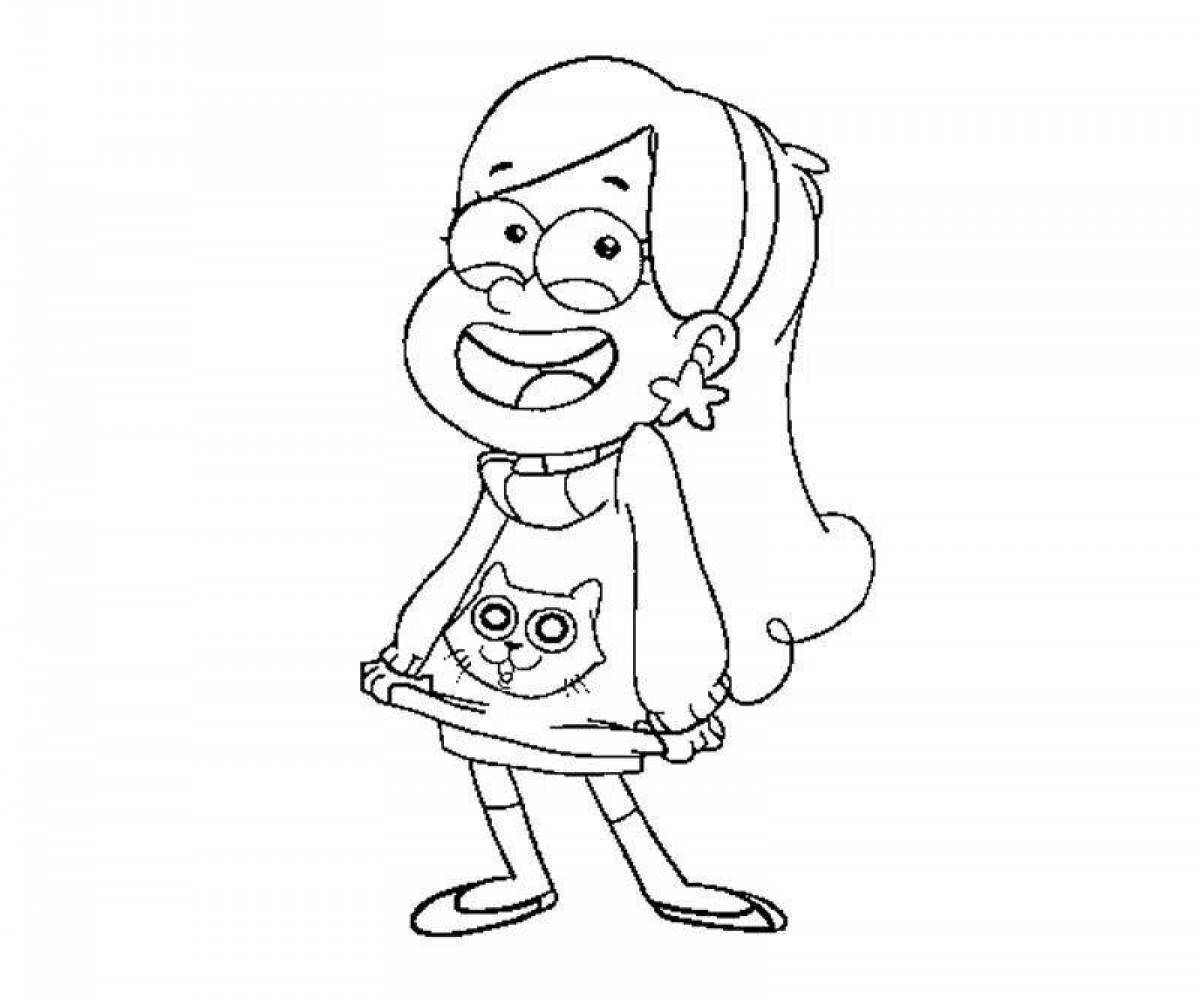 Great mabel coloring page