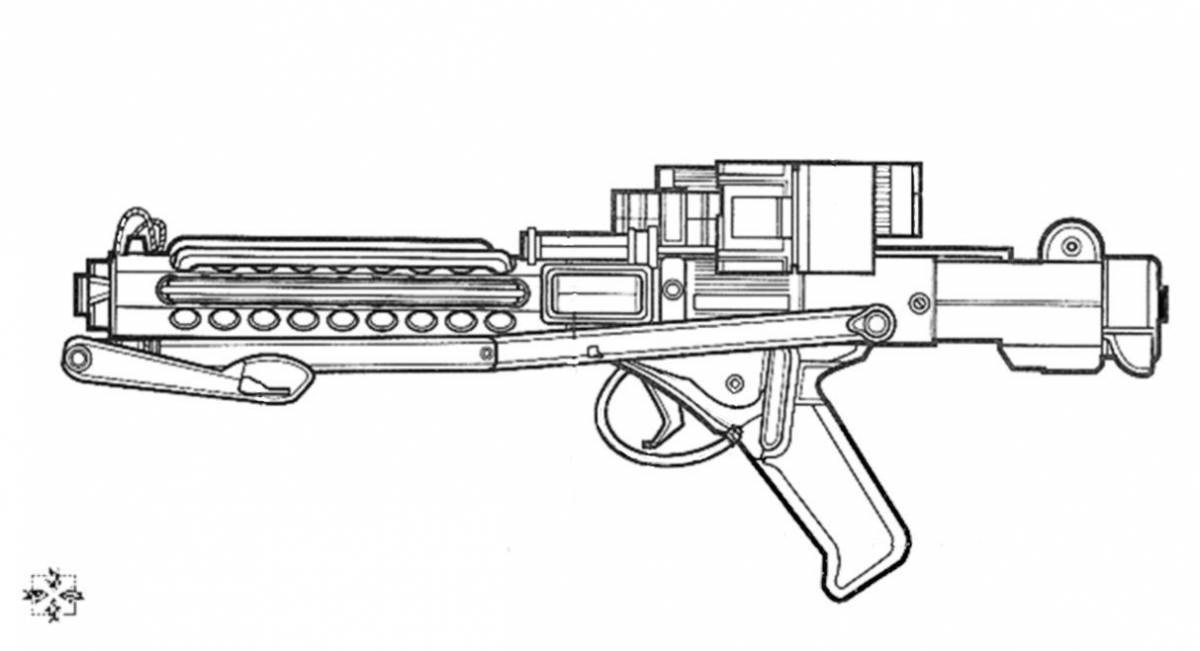 Advanced Weapon Coloring Page