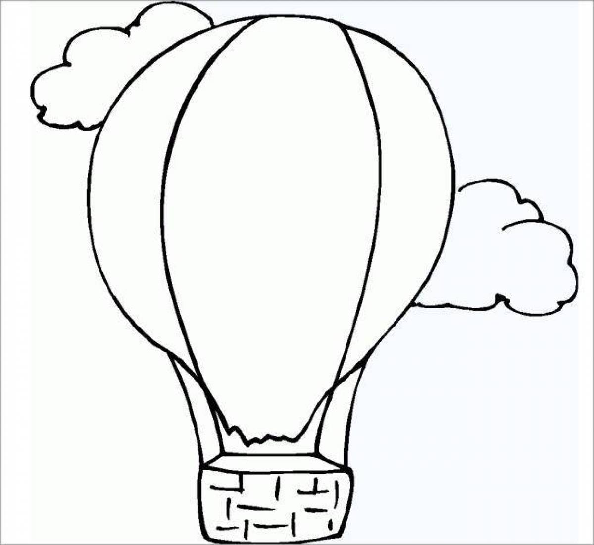Great balloon coloring book