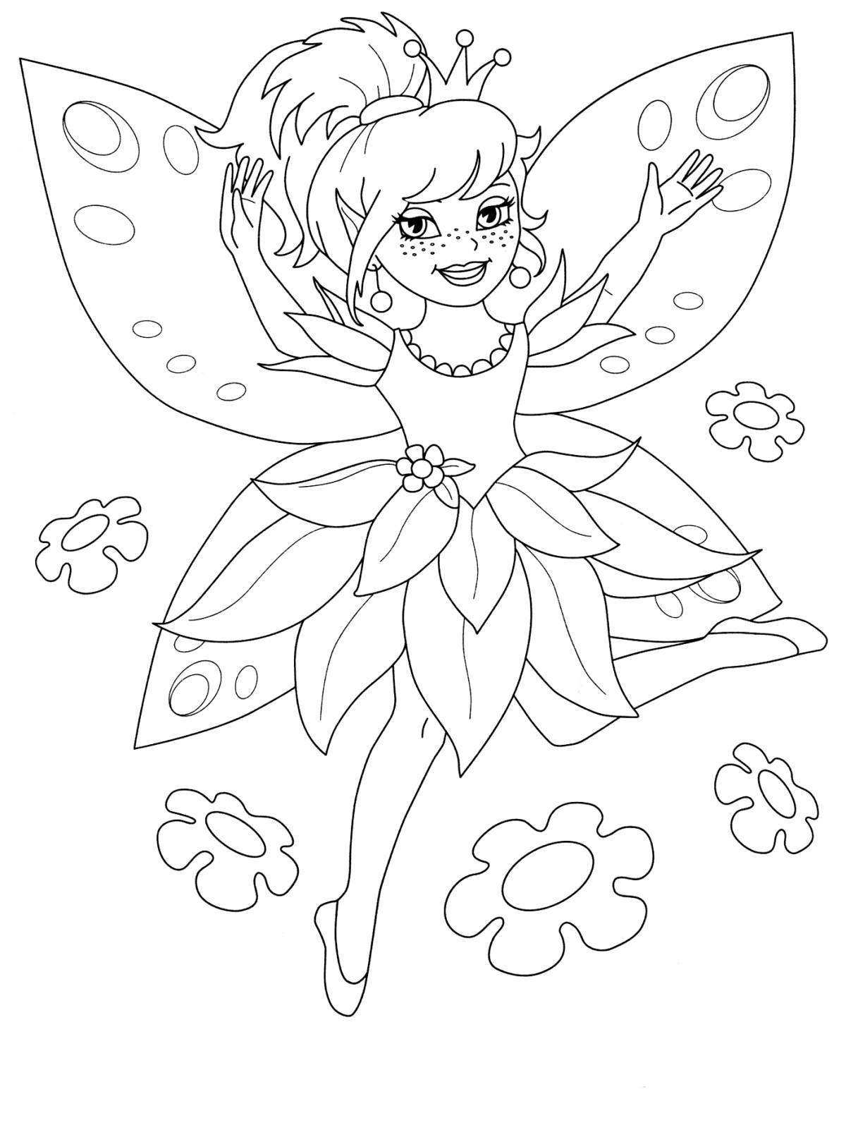 Fabulous princess coloring pages for kids