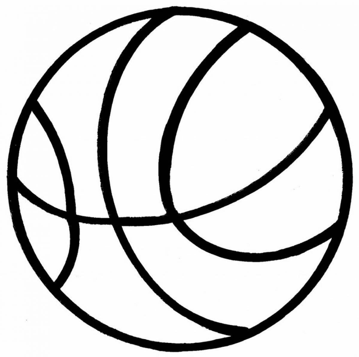 Coloring animated ball