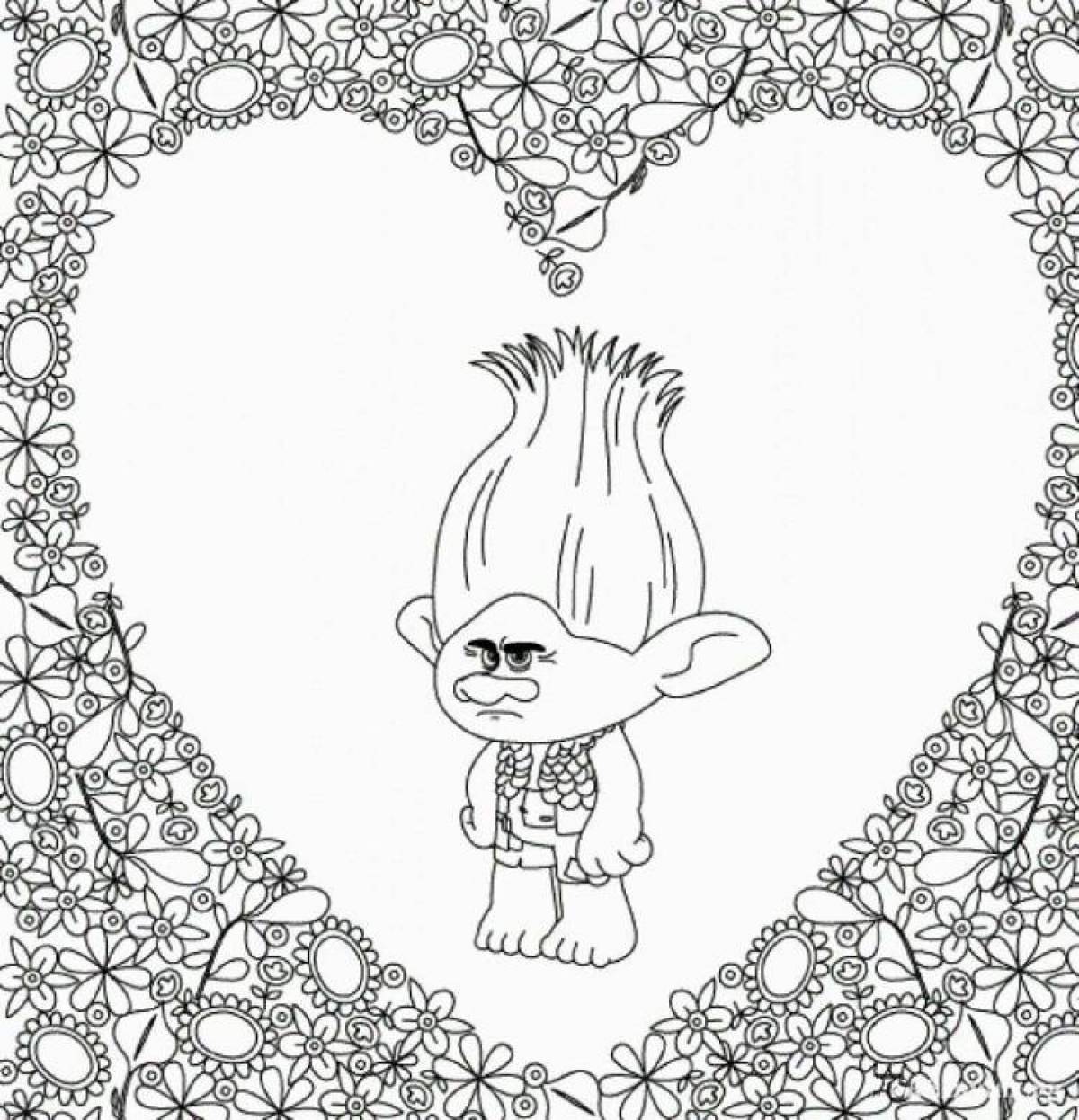 Awesome lalafan coloring page