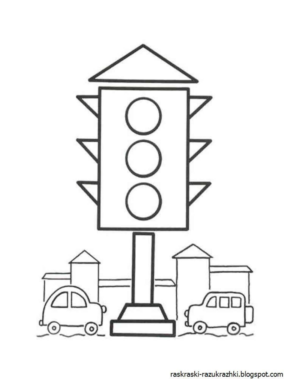 Traffic light for kids #8