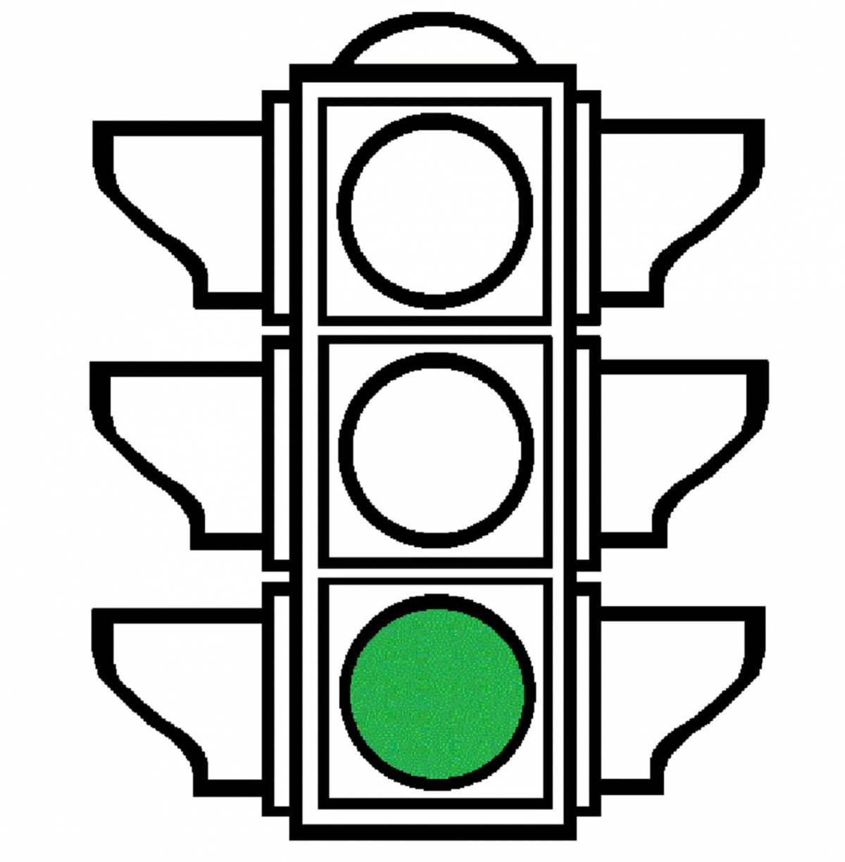 Traffic light for children #21