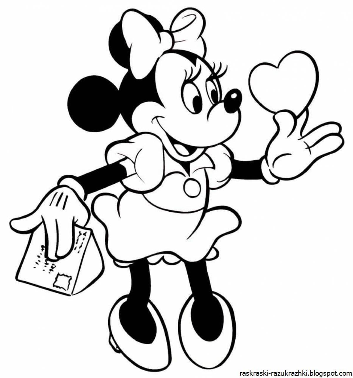 Mickey mouse coloring page