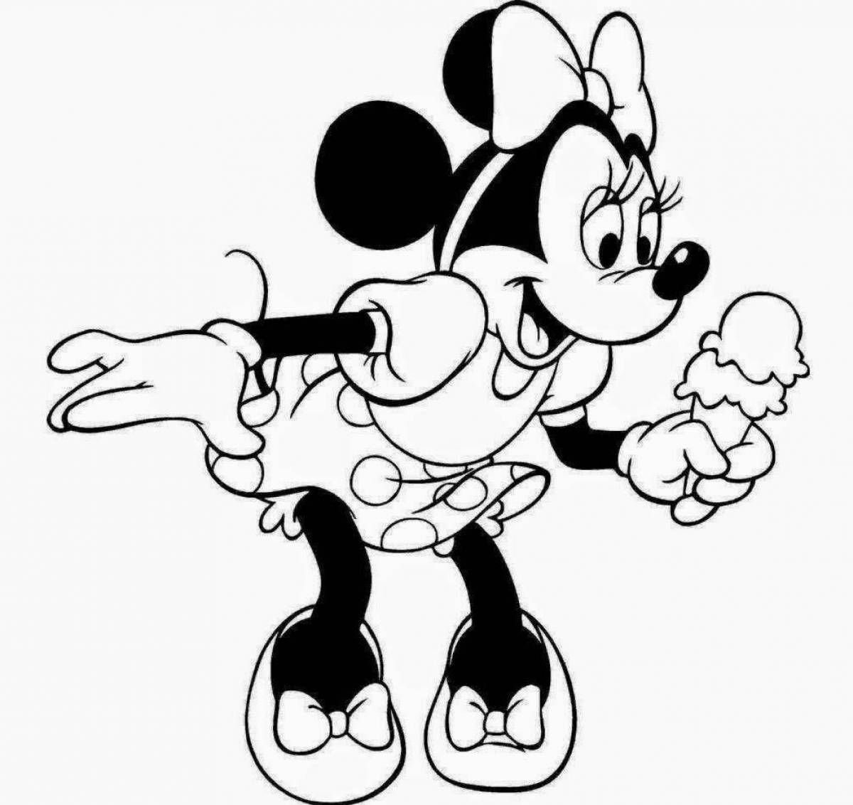 Charming mickey mouse coloring book