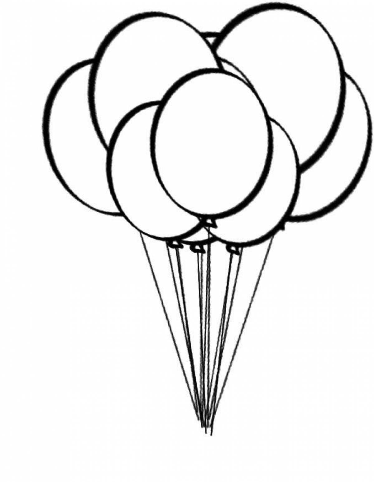 Воздушные шары для раскрашивания