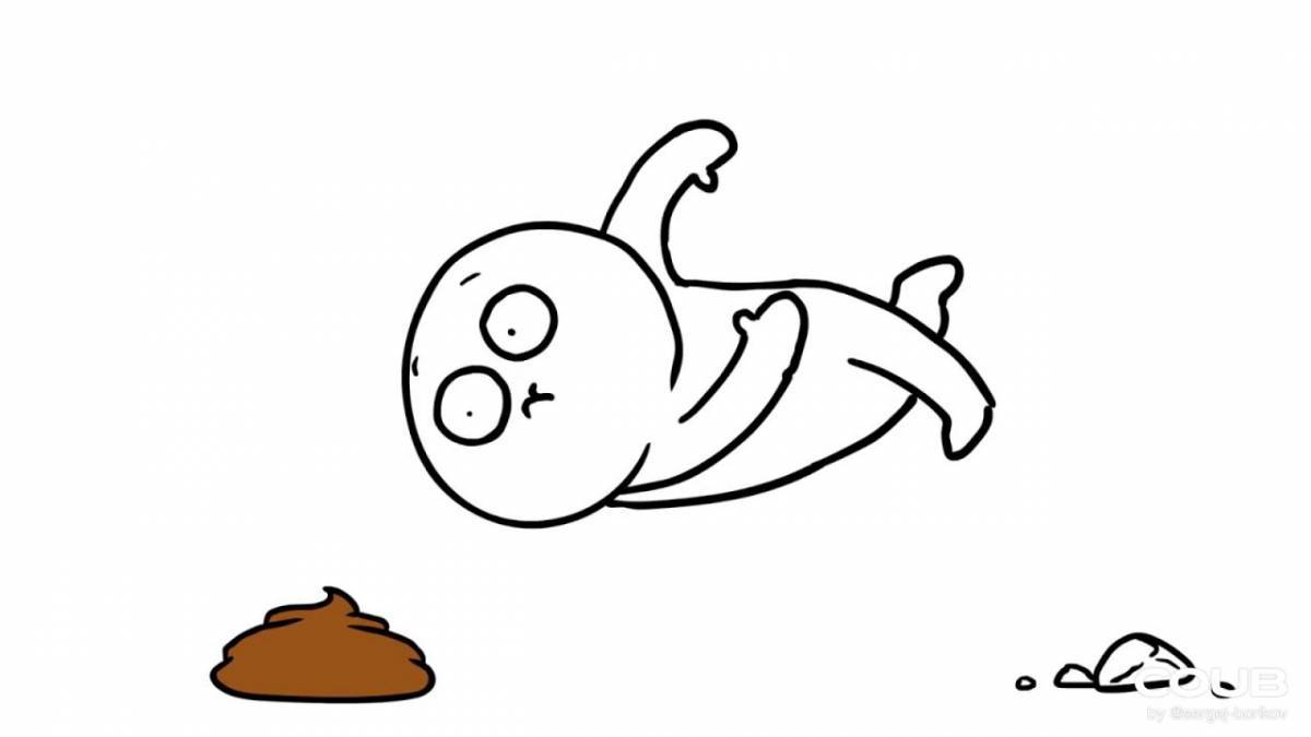 Раскраска splendid poop