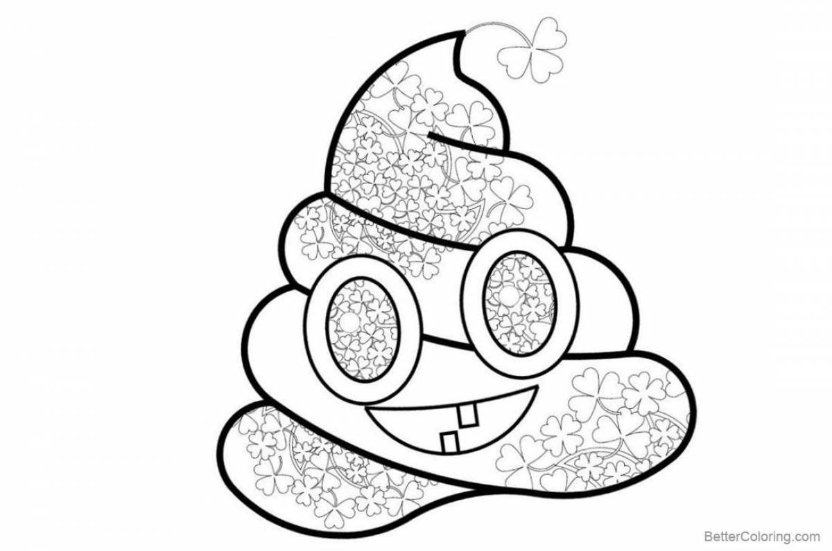 Великолепная раскраска какашек