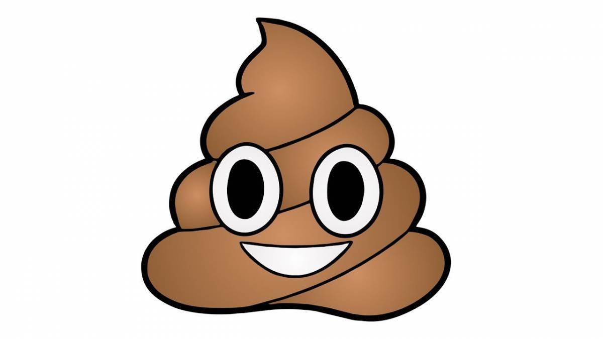 Чудесная раскраска какашек