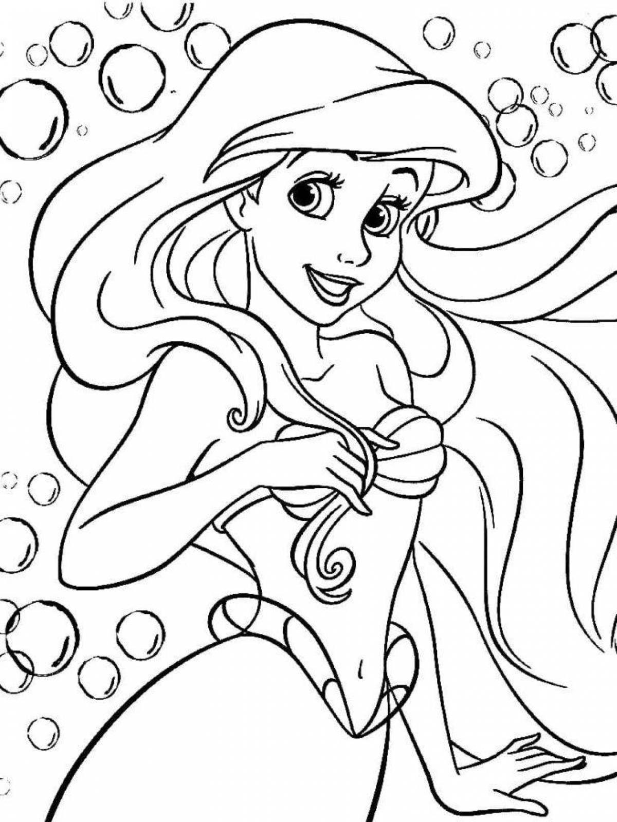 Gleeful coloring page melody