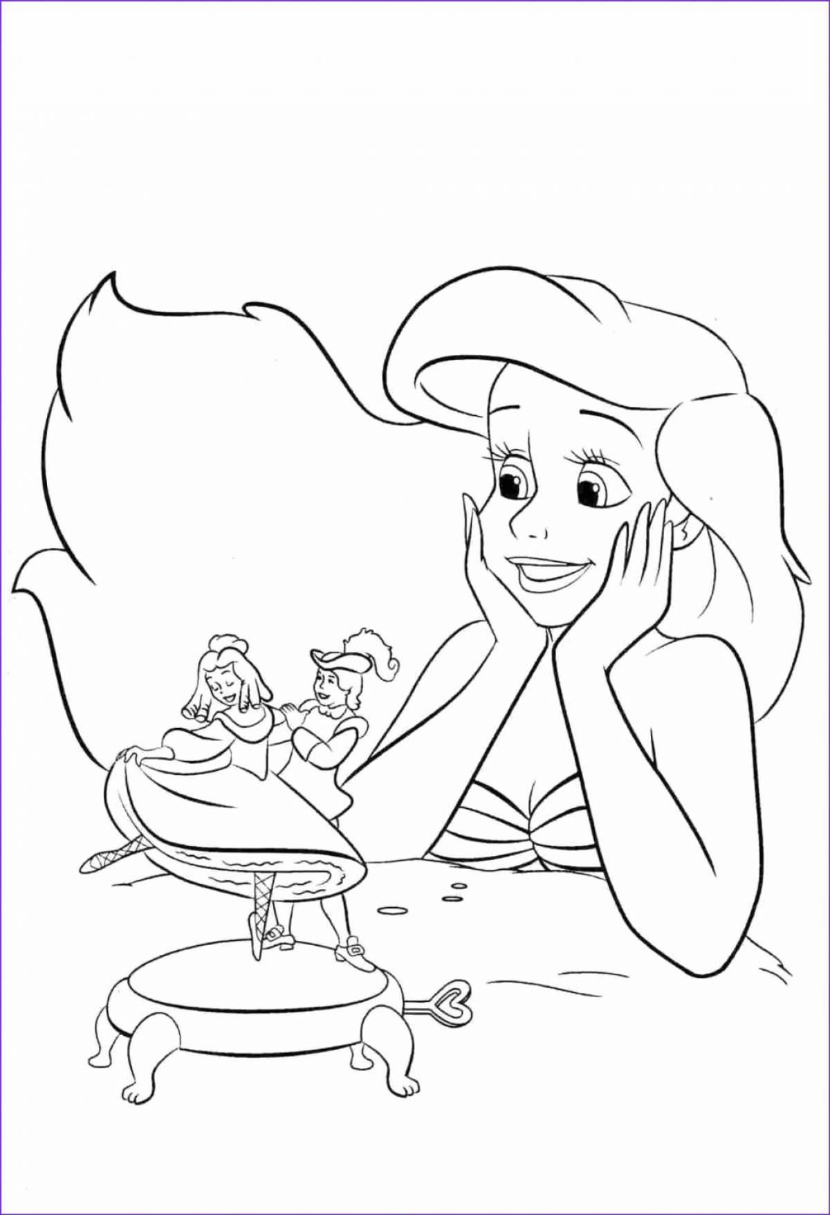 Happy melodies coloring page