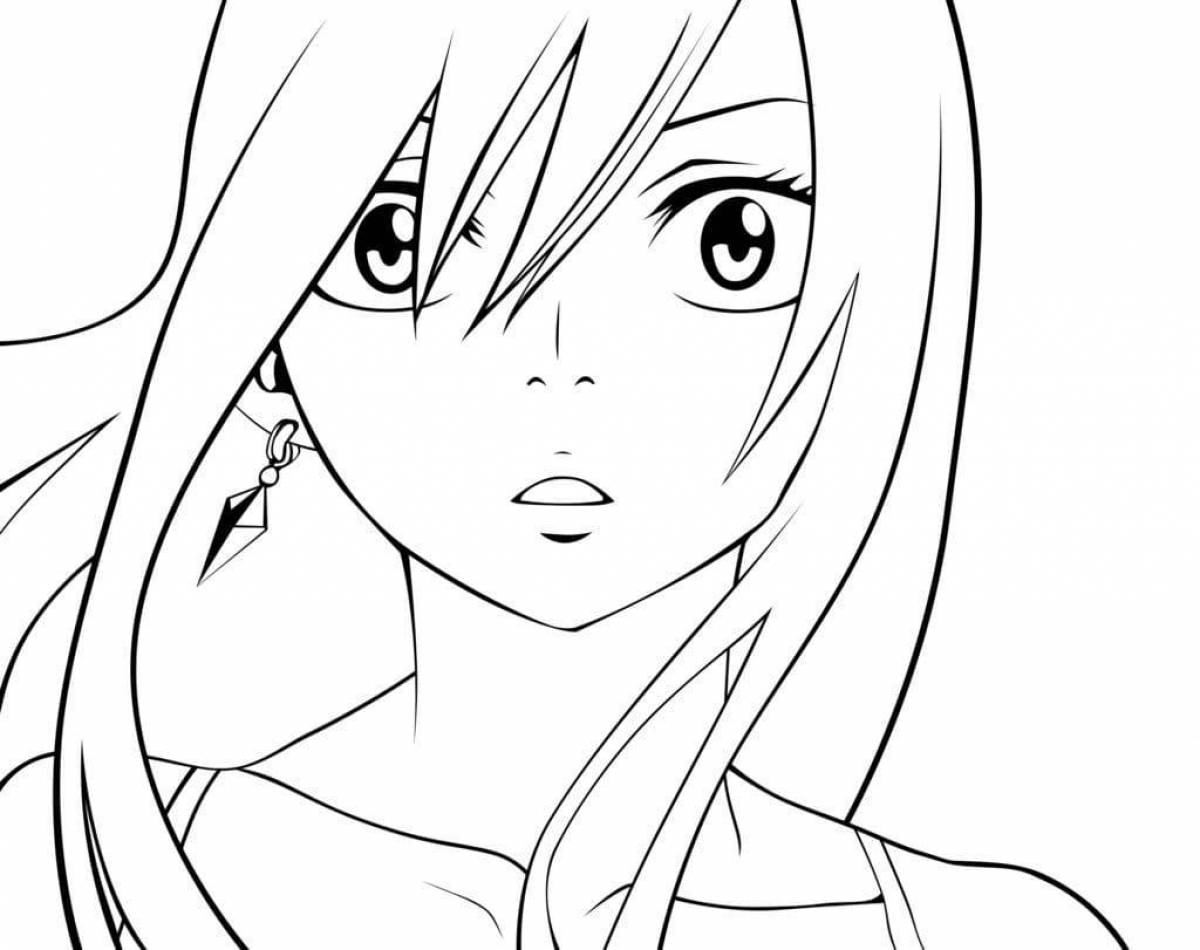 Awesome anime coloring book